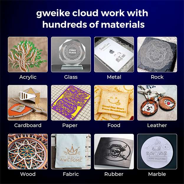 gweike cloud レーザーカッター&彫刻機 CO2(50W)Basic II