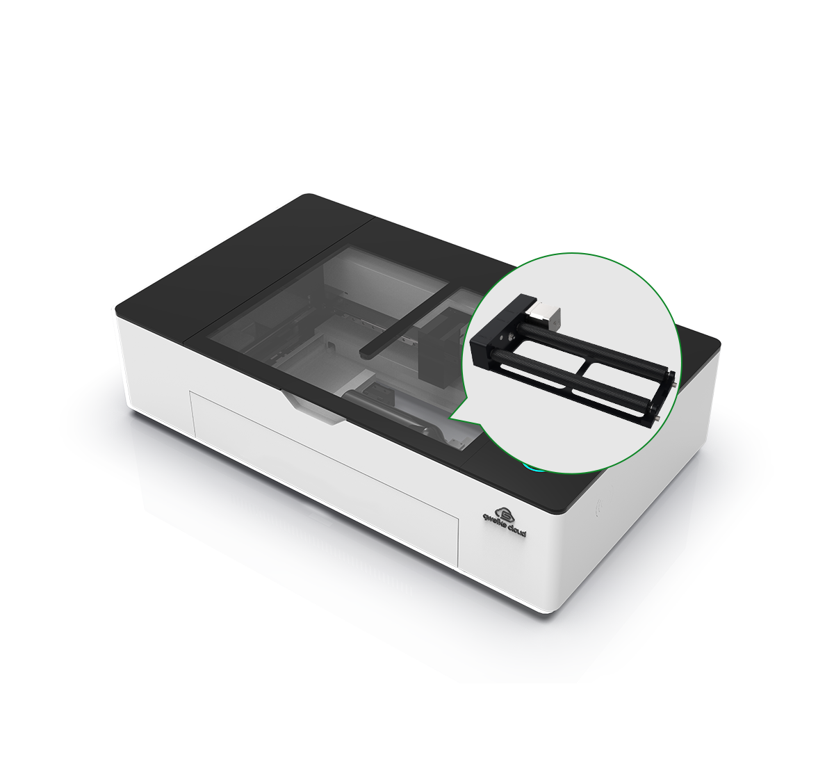 Gweike Cloud Pro II 50W  レーザーカッター＆彫刻機　ロータリー付き