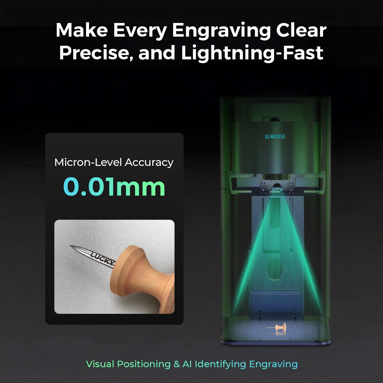 Gweike G3 60W MOPA Fiber & 40W Diode Dual Laser Engraver